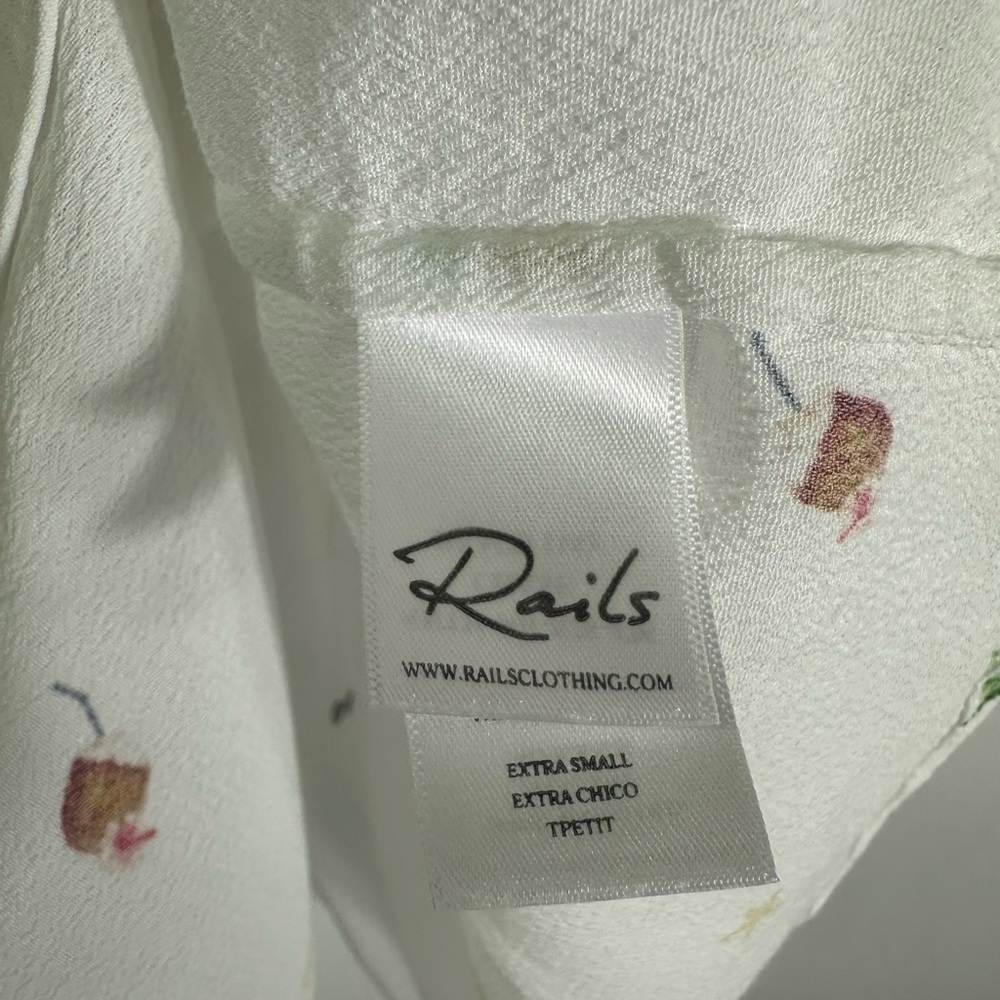 Rails Whimsy Button Down Size Xs - Anthropologie - image 7